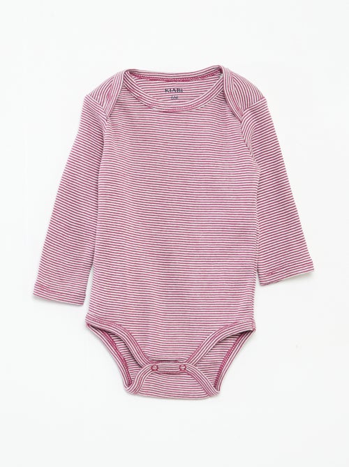 3-Pack Long-Sleeved Bodysuits - Kiabi