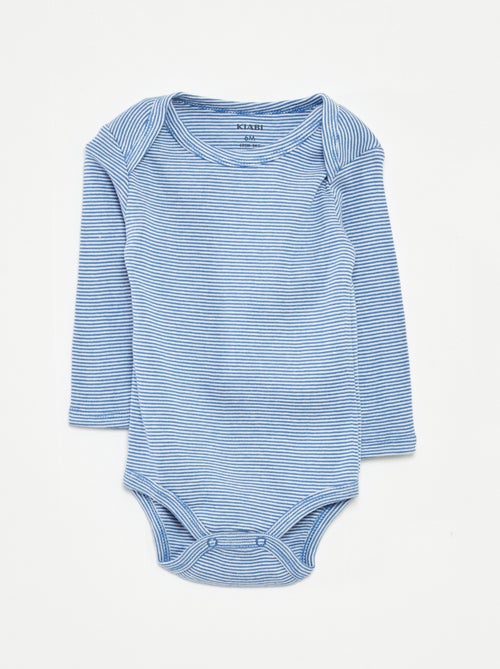 3-Pack Long-Sleeved Bodysuits - Kiabi