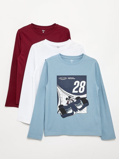 3-Pack Long-Sleeved Disney T-shirts - Kiabi