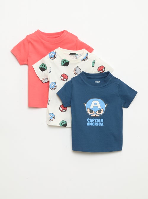 3-Pack 'Marvel' 'Avengers' T-shirts - Kiabi