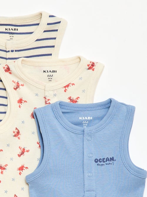 3-Pack of Bodysuits - 3 pieces - Kiabi