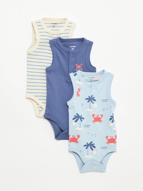 3-Pack of Bodysuits - 3 pieces - Kiabi