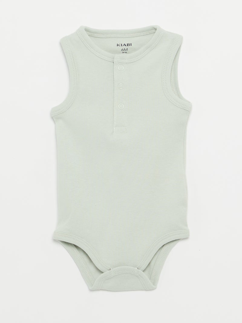 3-Pack of Bodysuits - 3 pieces Green - Kiabi