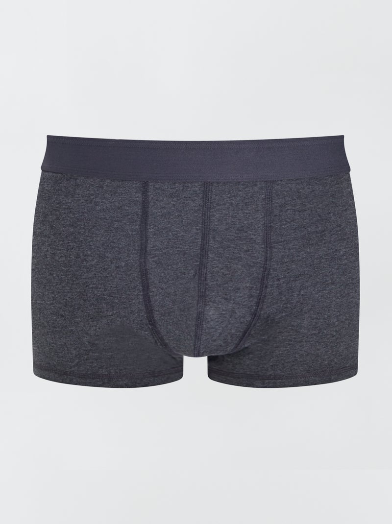 3-Pack of Boxers Size+ dark grey - Kiabi