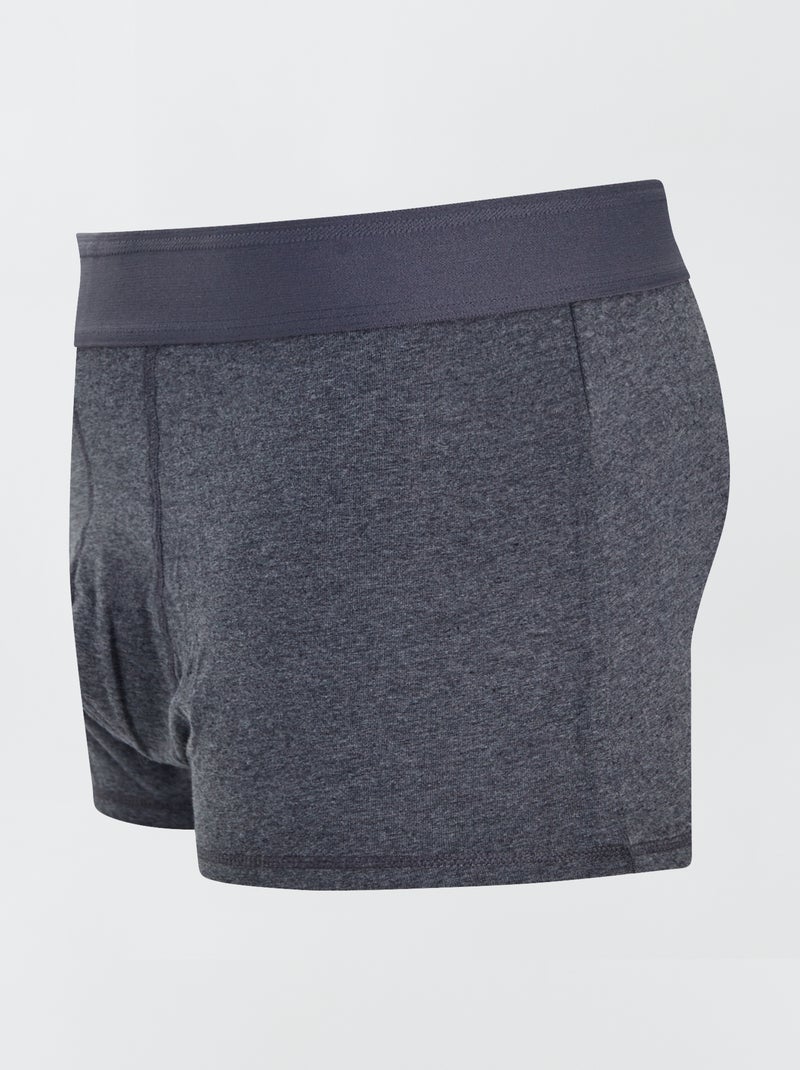 3-Pack of Boxers Size+ dark grey - Kiabi