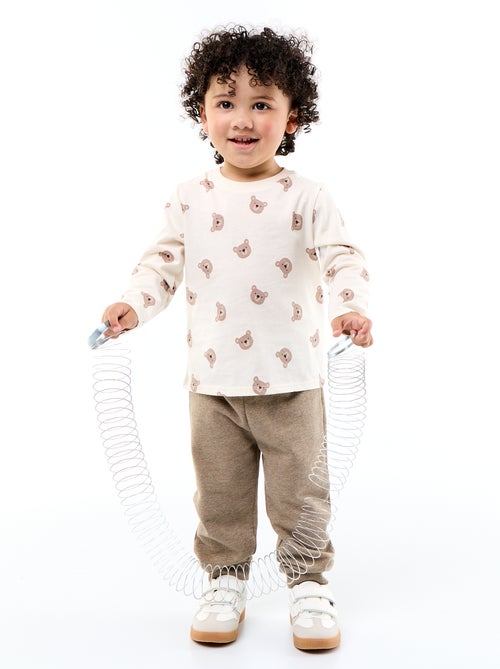 3-pack of French Terry Joggers - Kiabi