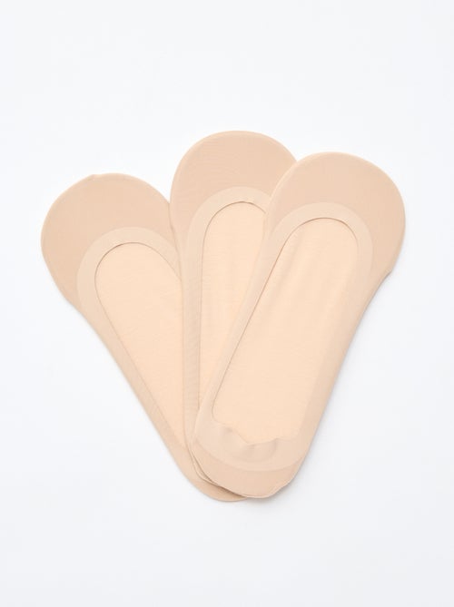 3-Pack of Invisible Liner Socks - Kiabi