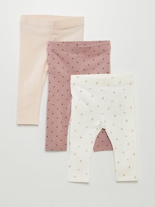 3-Pack of Long Leggings - Kiabi