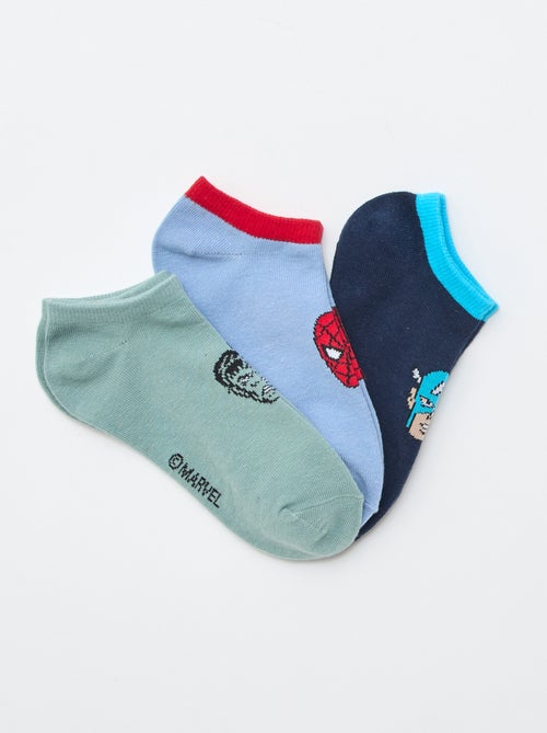3-Pack of \"Marvel\" Socks - Kiabi