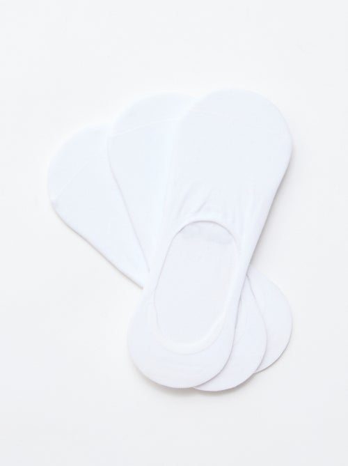 3-Pack of Plain Cotton Socks - Kiabi
