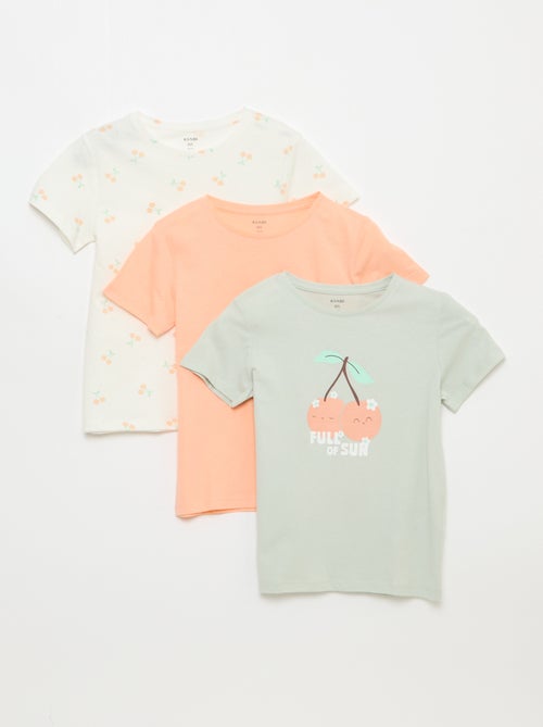 3-Pack of Short-Sleeve T-Shirts - Kiabi