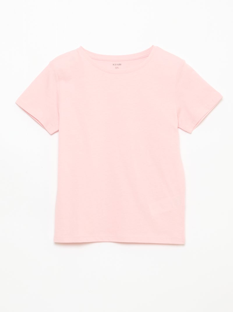 3-Pack of Short-Sleeve T-Shirts White - Kiabi