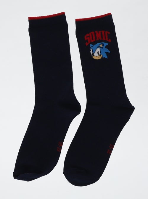 3-Pack of 'Sonic' Mid-Calf Socks - Kiabi