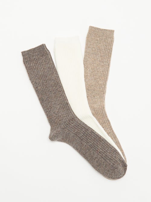 3-Pack of Warm Socks - Kiabi