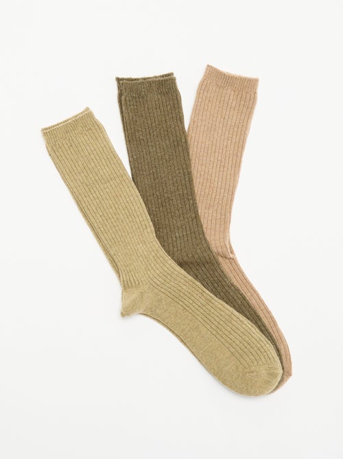 3-Pack of Warm Socks - Kiabi