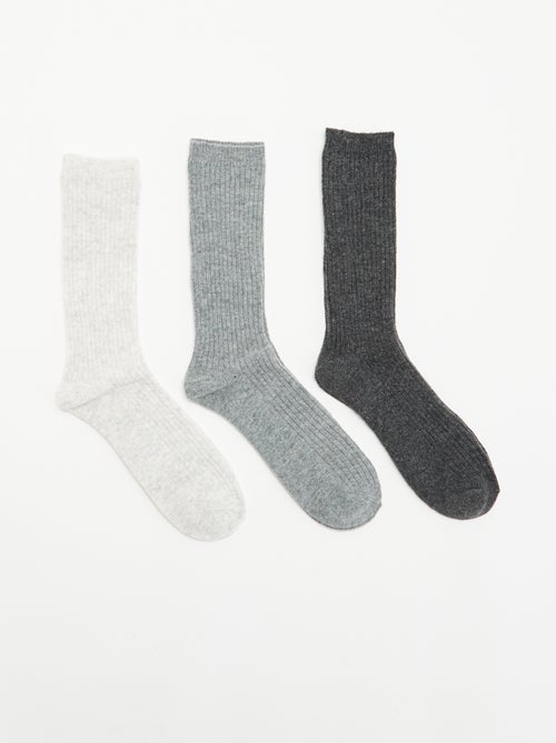 3-Pack of Warm Socks - Kiabi