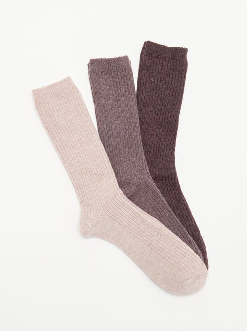 3-Pack of Warm Socks - Kiabi