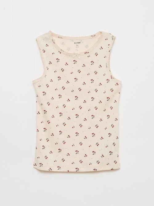 3-Pack Pointelle Knit Tank Tops - Kiabi