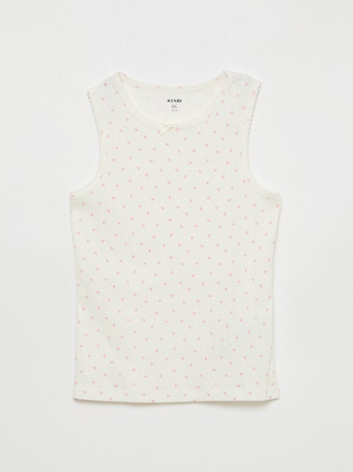 3-Pack Pointelle Knit Tank Tops - Kiabi