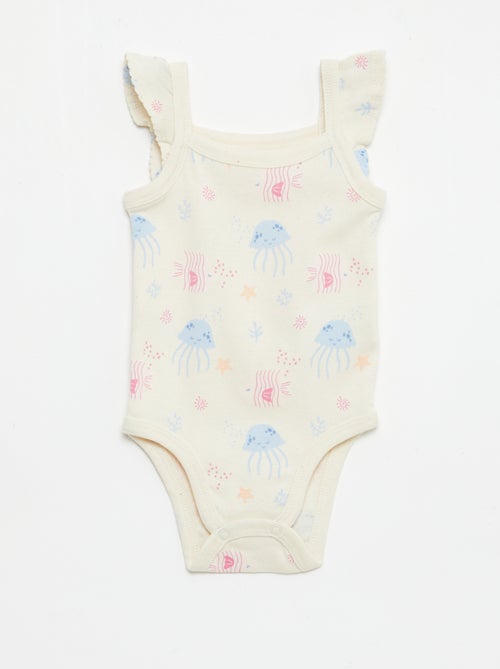 3-Pack Sleeveless Bodysuits - Kiabi