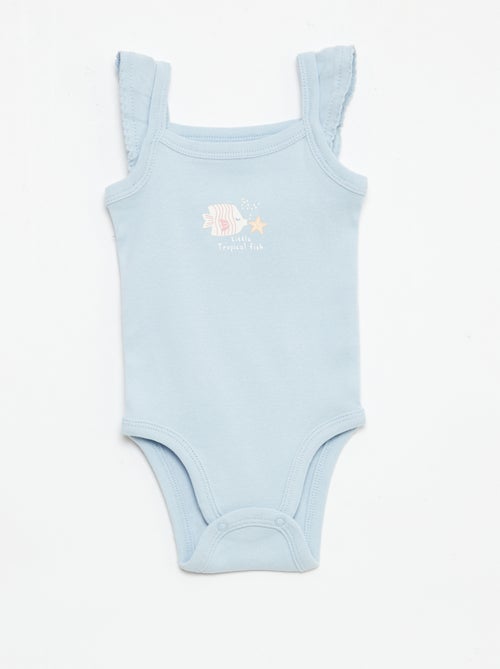 3-Pack Sleeveless Bodysuits - Kiabi