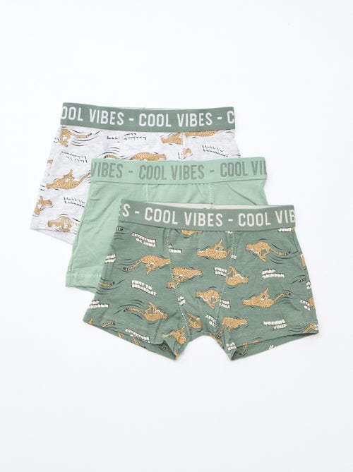 3-Pack Stretch Boxers - Kiabi