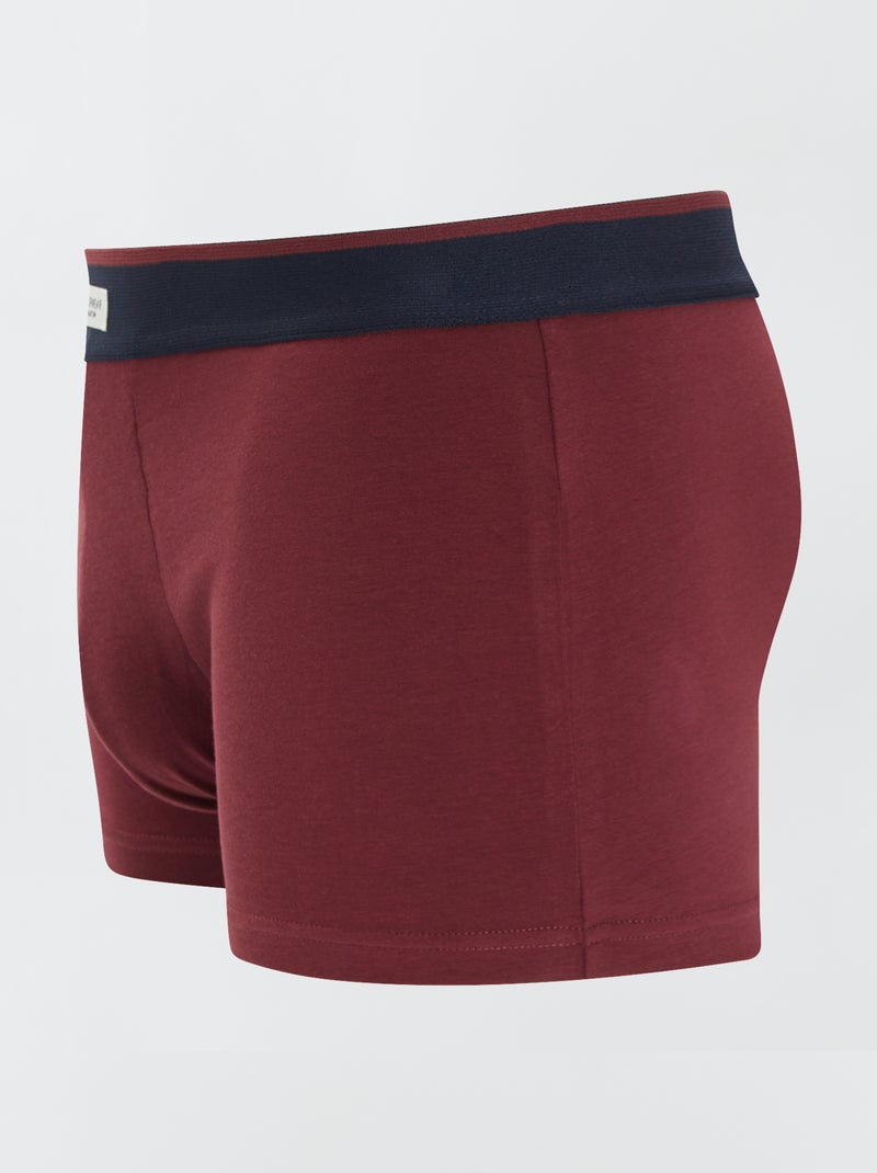 3-pack stretch boxers RED - Kiabi