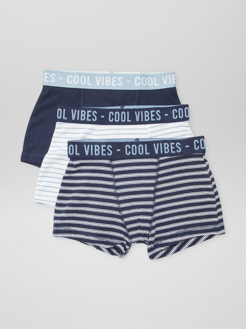 3-Pack Stretch Boxers - Kiabi