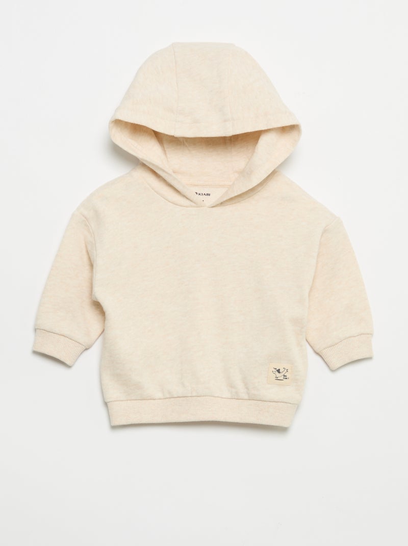 3-teiliges Set: Sweatshirt, Jogginghose und T-Shirt Beige - Kiabi