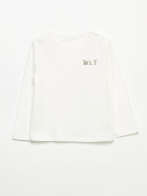 3-teiliges Set: Sweatshirt, Jogginghose und T-Shirt - Kiabi 3-teiliges Set: Sweatshirt, Jogginghose und T-Shirt - Kiabi