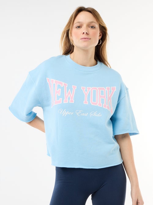 3/4 Sleeve French Terry T-shirt - Kiabi