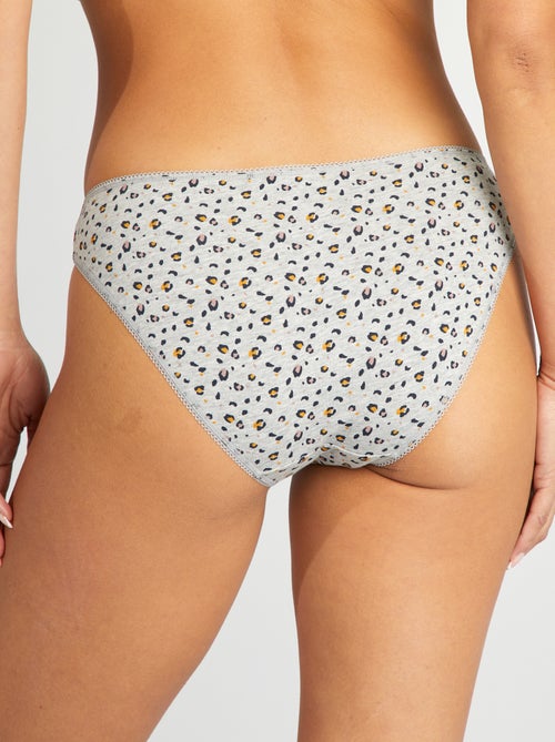 3er-Pack Baumwollslips - Kiabi