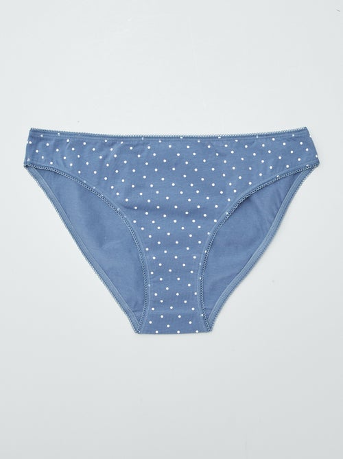 3er-Pack Baumwollslips - Kiabi
