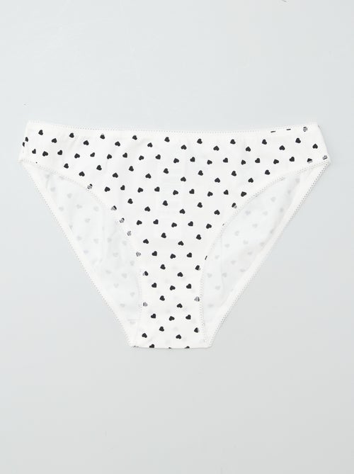 3er-Pack Baumwollslips - Kiabi