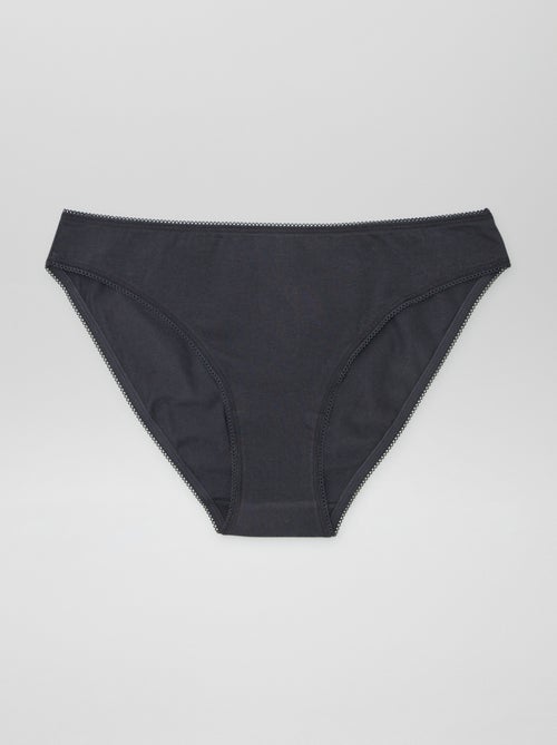 3er-Pack Baumwollslips - Kiabi