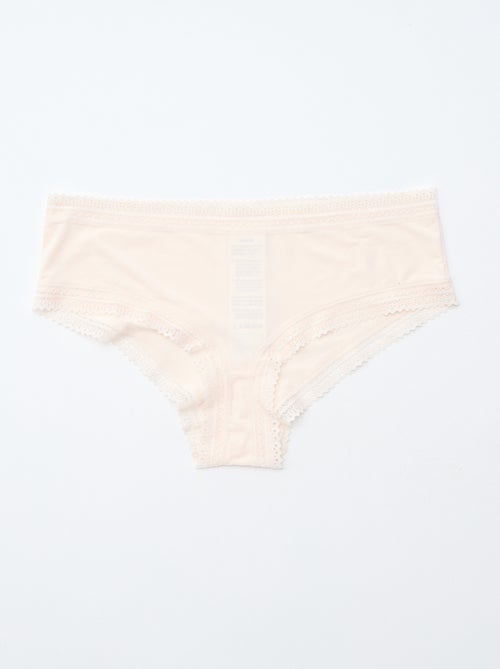 3er-Pack bedruckte Mikrofaser-Shortys - Kiabi