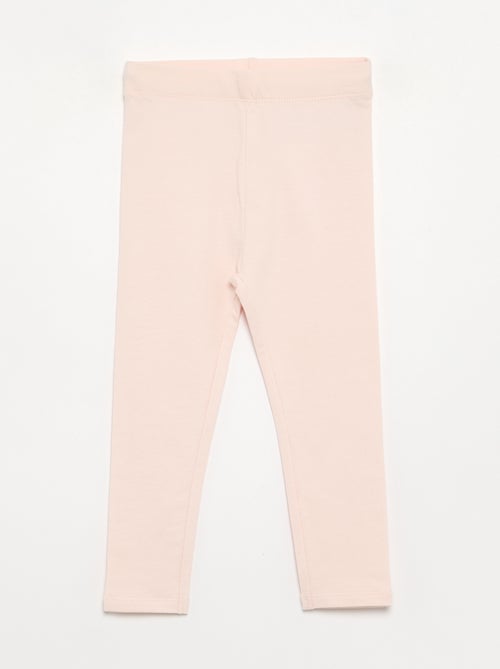 3er-Pack einfarbige Jersey-Leggings - Kiabi