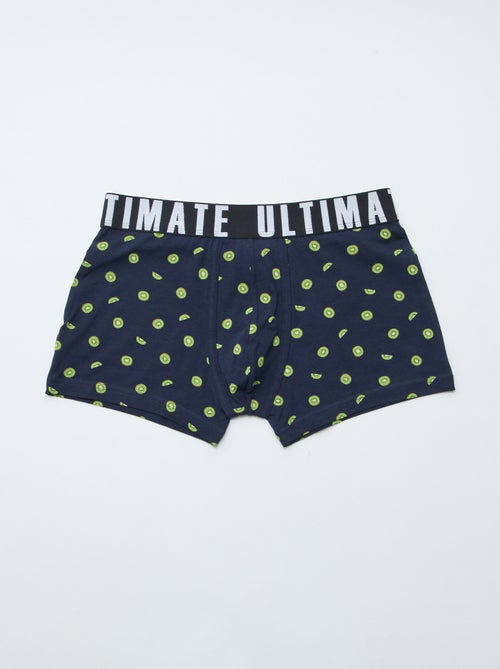 3er-Pack gemusterte Boxershorts - Kiabi