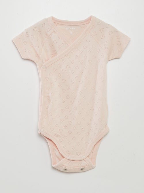 3er-Pack gerippte Bodys - Kiabi