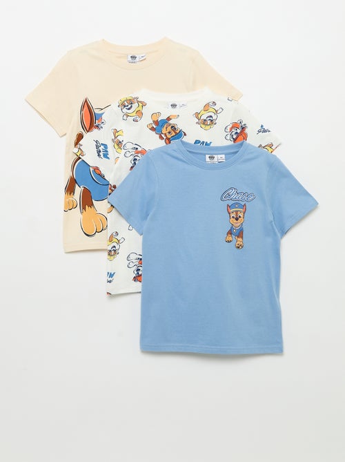 3er-Pack Kurzarm-T-Shirts "Paw Patrol" - Kiabi