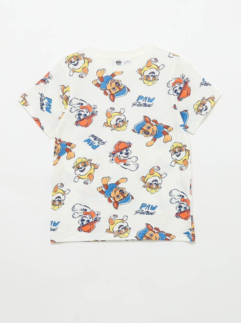 3er-Pack Kurzarm-T-Shirts "Paw Patrol" Blau - Kiabi