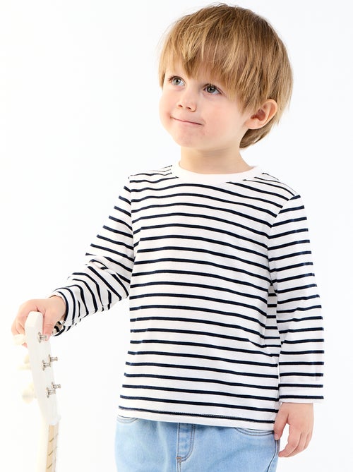 3er-Pack Langarm-T-Shirts - Kiabi