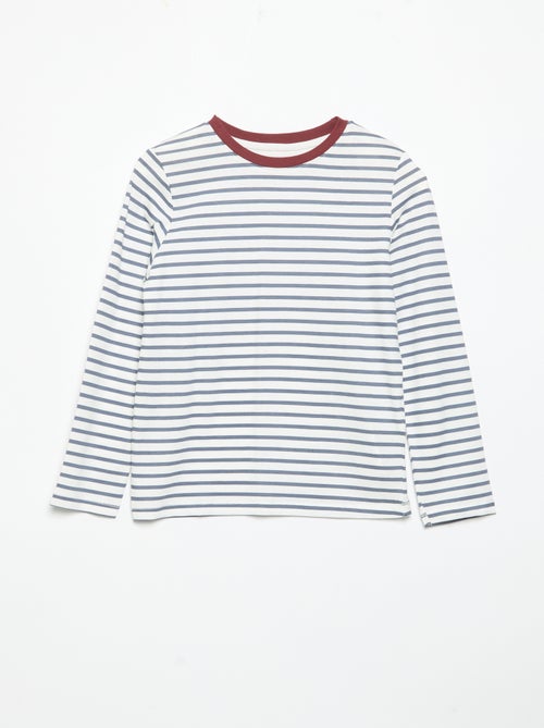 3er-Pack Langarm-T-Shirts - Kiabi
