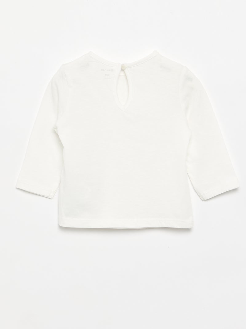3er-Pack Langarm-T-Shirts Rose - Kiabi