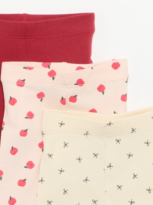 3er-Pack lange Leggings - Kiabi