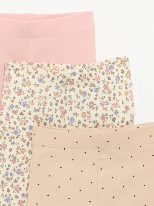 3er-Pack lange Leggings - Kiabi