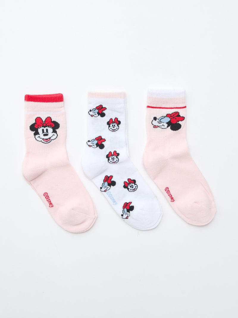 3er-Pack \'Minnie\'-Socken Rosa - Kiabi