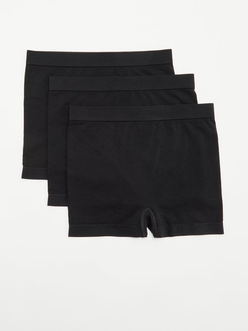 3er-Pack nahtlose Shortys - Kiabi