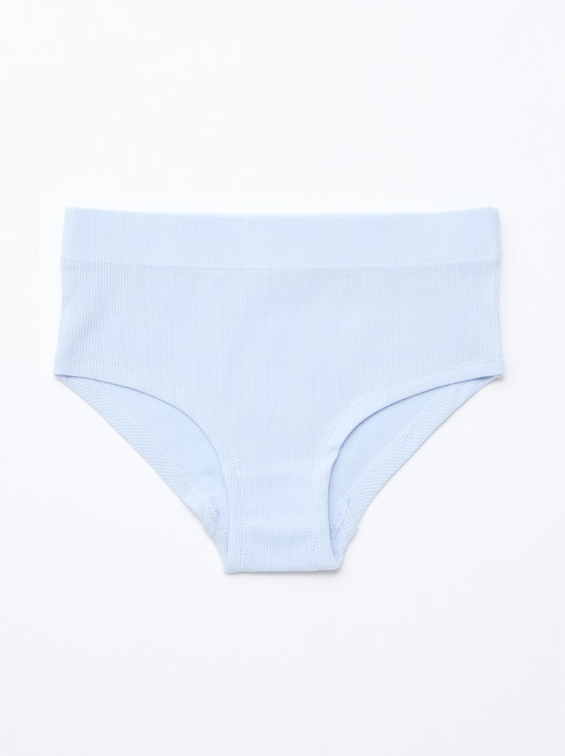 3er-Pack Shorties Blau - Kiabi