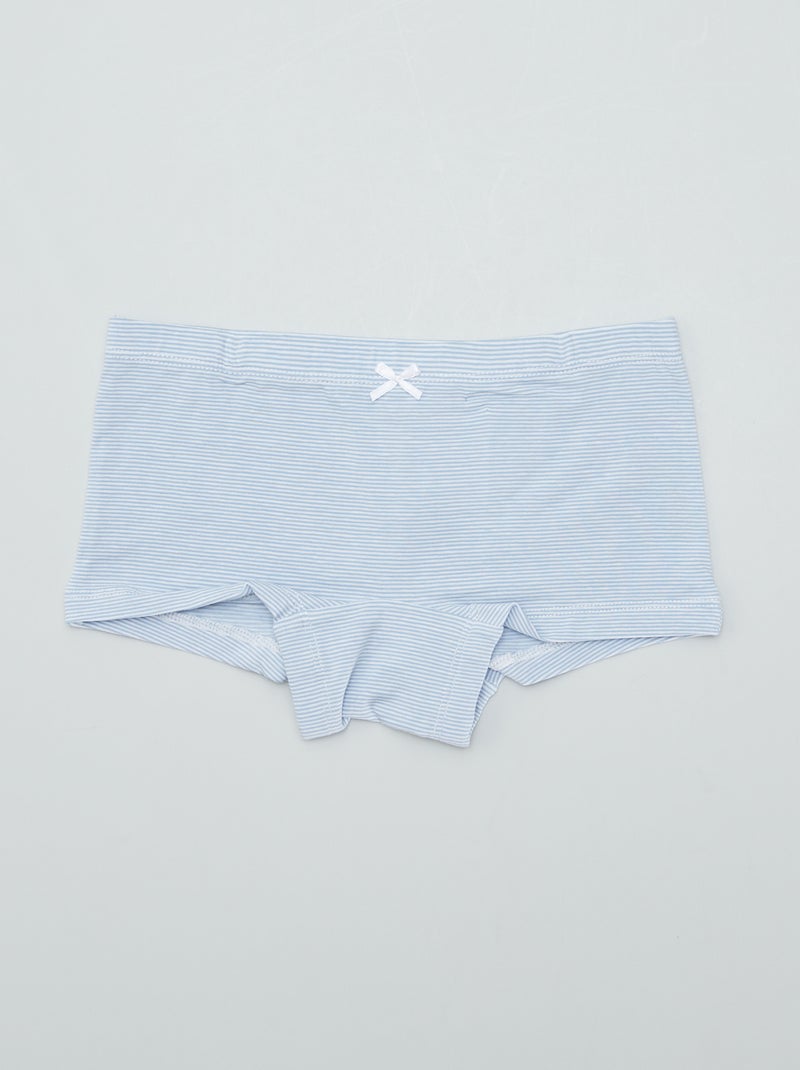 3er-Pack Shortys Blau - Kiabi